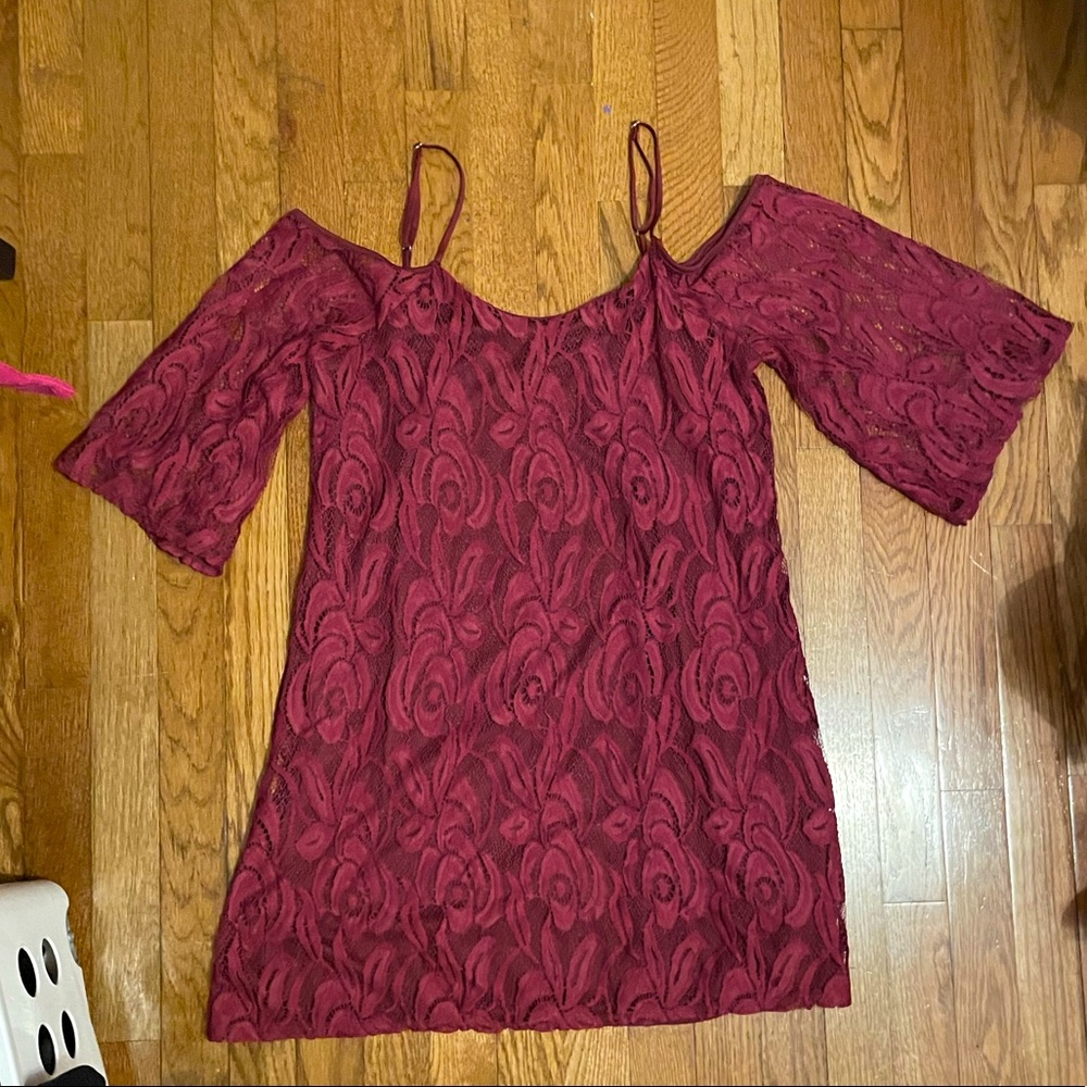 Maroon Dress, Small